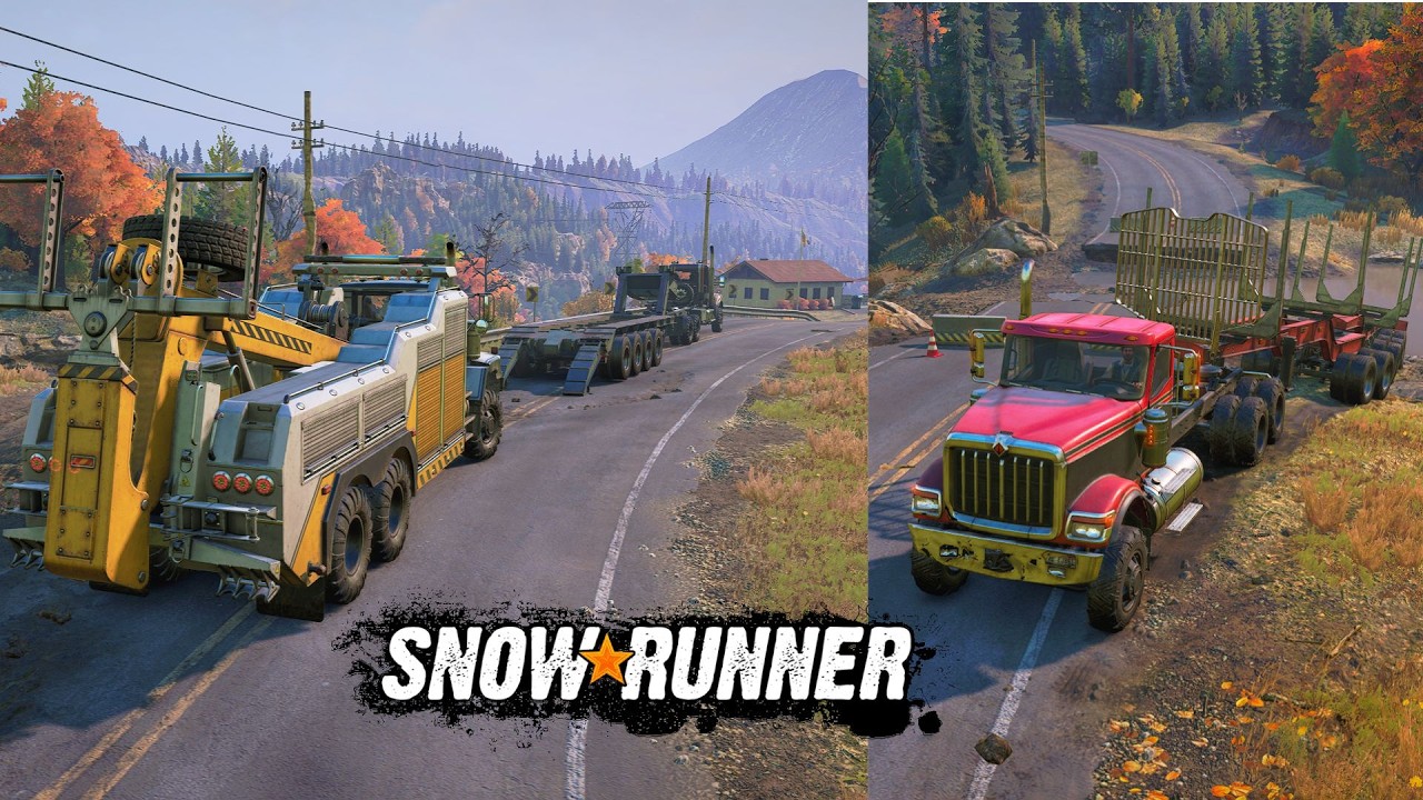 TRASPORTING snowrunner truck