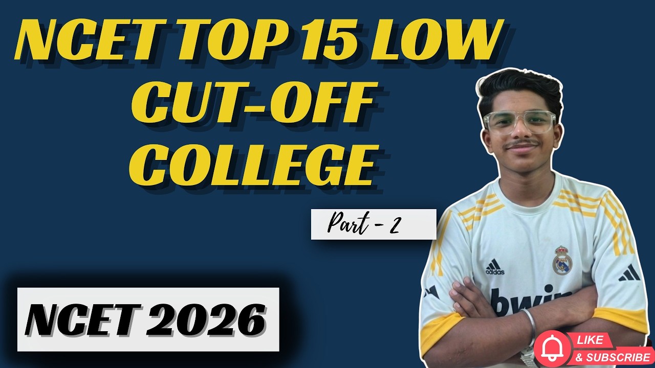 NCET 2026: Admission to Government Colleges with just 200 Marks 🔥 | Top 15 Lowest Cut-off Colleges
