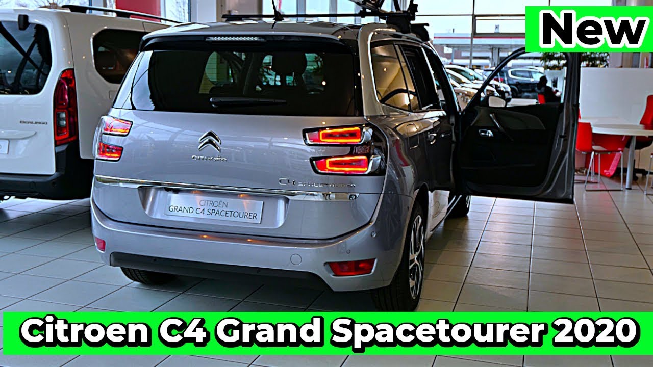 Обзор нового Citroen C4 Grand Spacetourer 2020 года. Интерьер и экстерьер.