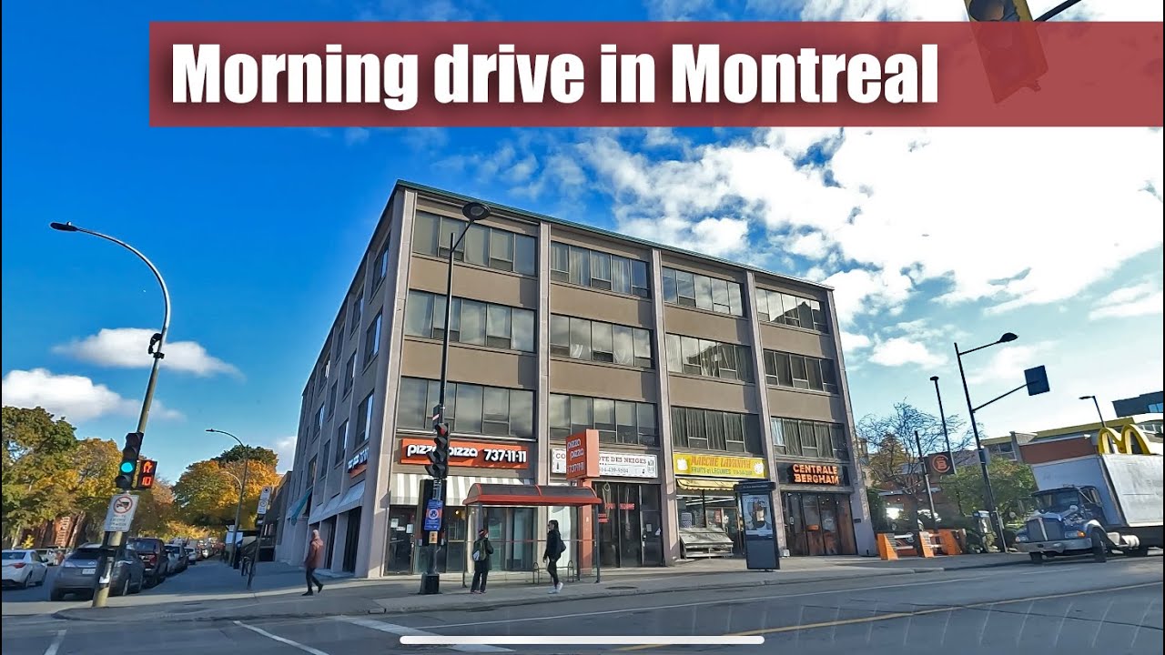 Driving in Montreal: Exploring Montreal, Quebec. [4K-60FPS]