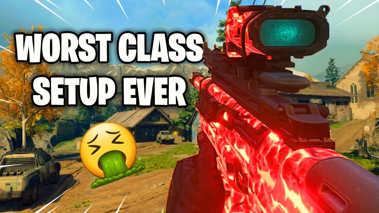 Using the WORST CLASS SETUP Ever in Black Ops 4! (COD BO4)