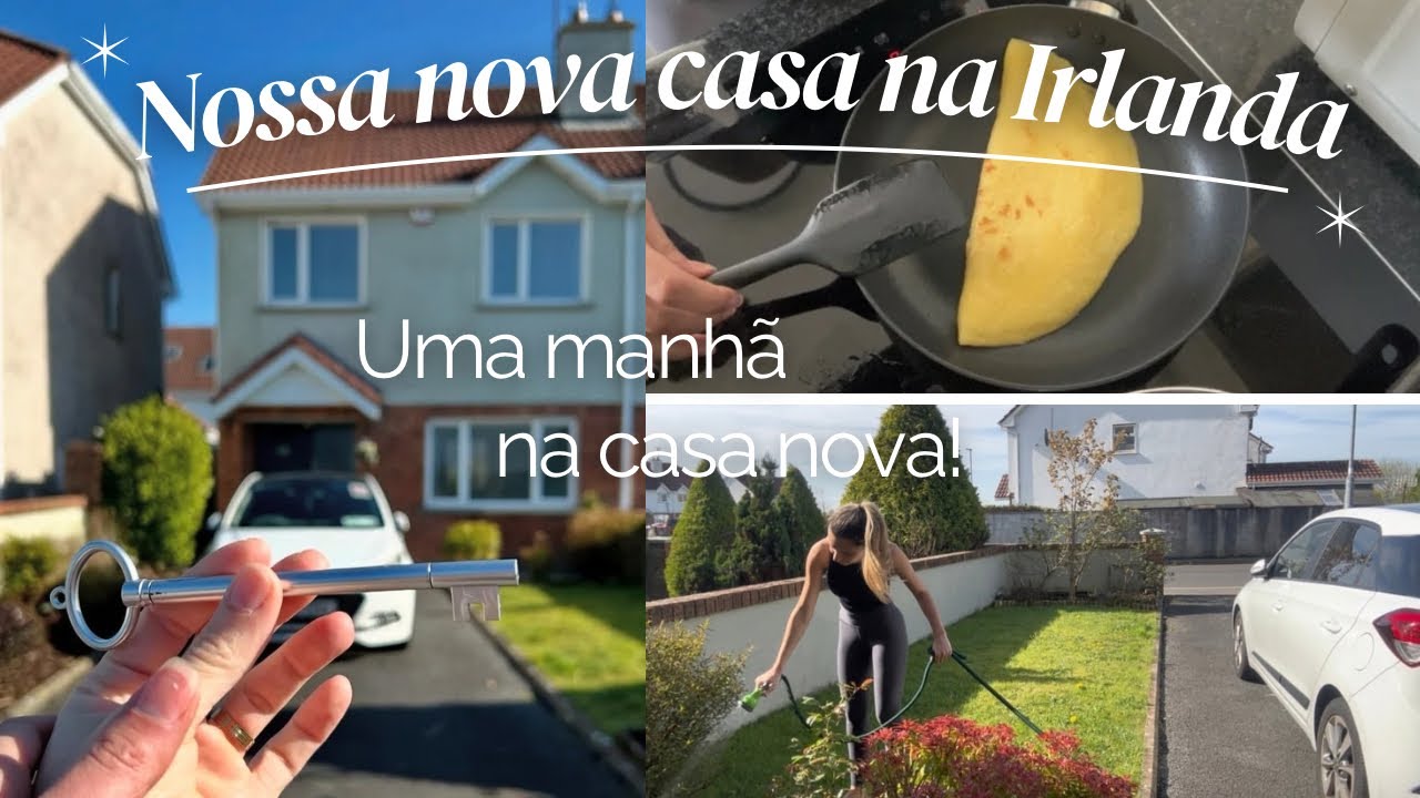 VLOG : Comprei uma CASA na Irlanda! + Minha rotina da manhã + Receita fácil de pão de queijo