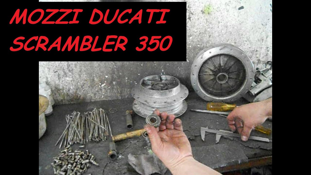 RESTAURO DUCATI SCRAMBLER ISPEZIONE MOZZI
