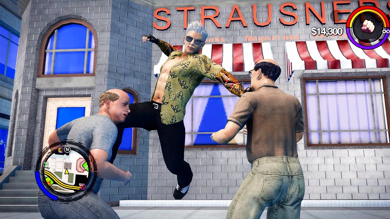 Saints Row 2 (PC) - Funny & Brutal Ragdoll Moments - 4K Gameplay
