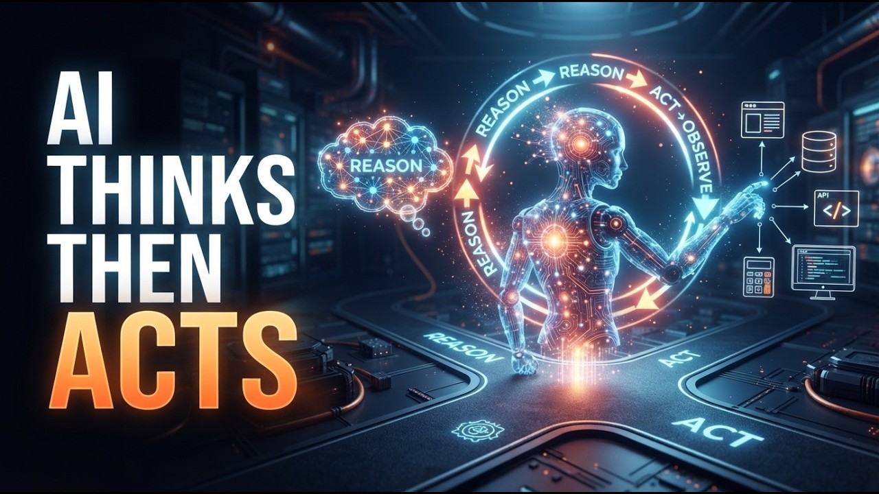 #11 ReAct Framework Explained 🤖 | How AI Agents Reason & Act