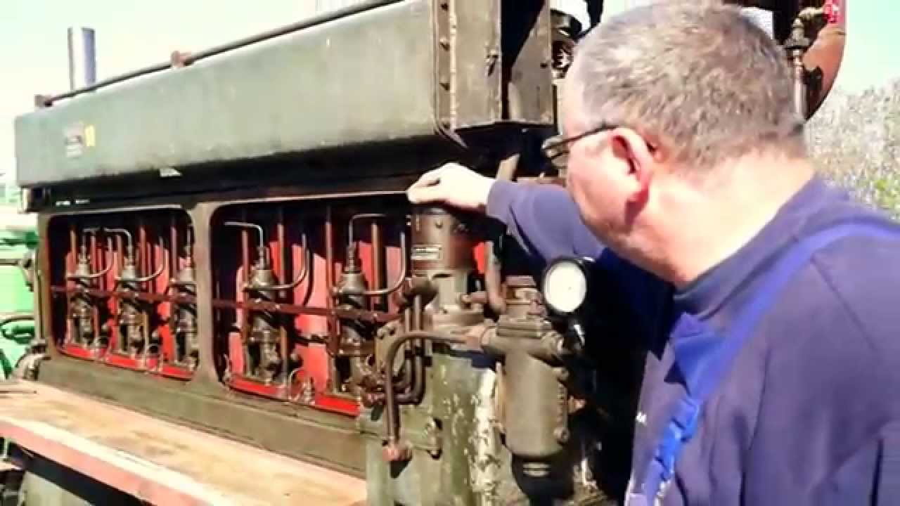German WW2, U-Boat Diesel, MWM, at the Stationary Engine Collection, Denmark