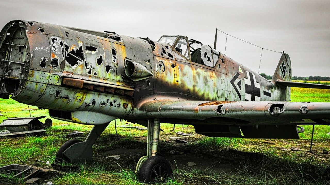 I Found a Million-Dollar WW2 Messerschmitt Bf 109 (1942) in a Junkyard | ASMR Plane Restoration