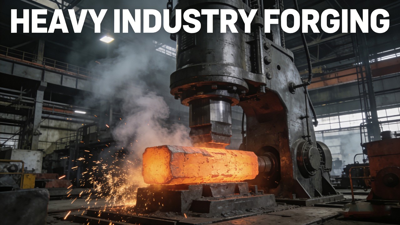 Inside the forging factory Forging Technology for Ultra-Large Steel Forgings #forging #forge