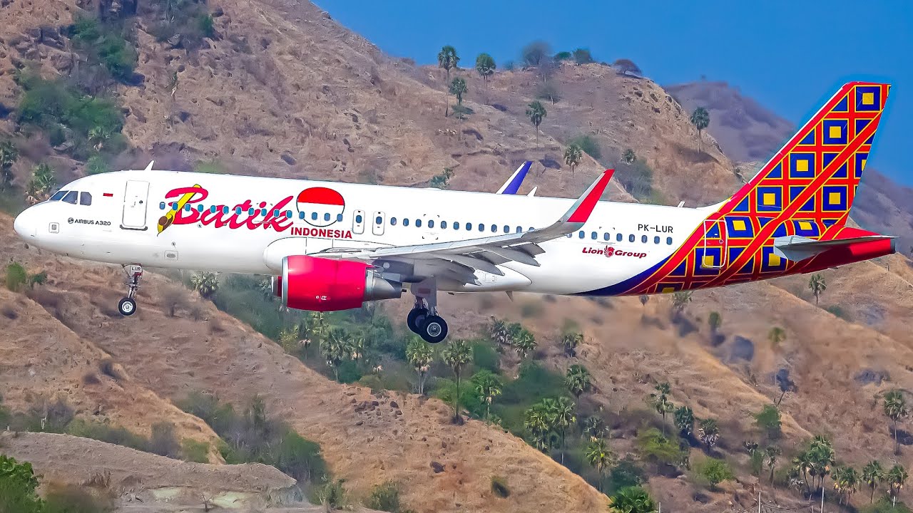 🇮🇩✈️ 20 MINUTES INDONESIA'S MOST EXOTIC Airport, Labuan Bajo (LBJ/WATO)