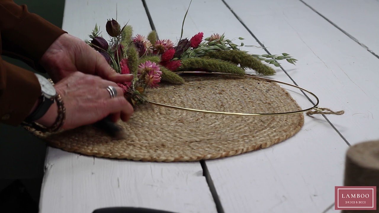 Lamboo Dried & Deco - DIY Ring of Dried flowers