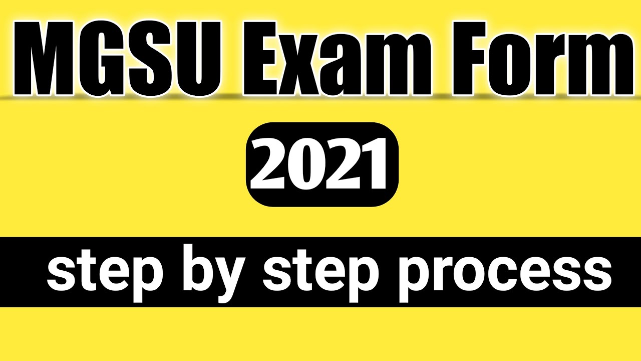MGSU exam form 2021 ||   Bikaner University Exam form 2021 || MGSU me exam form kaise bhare