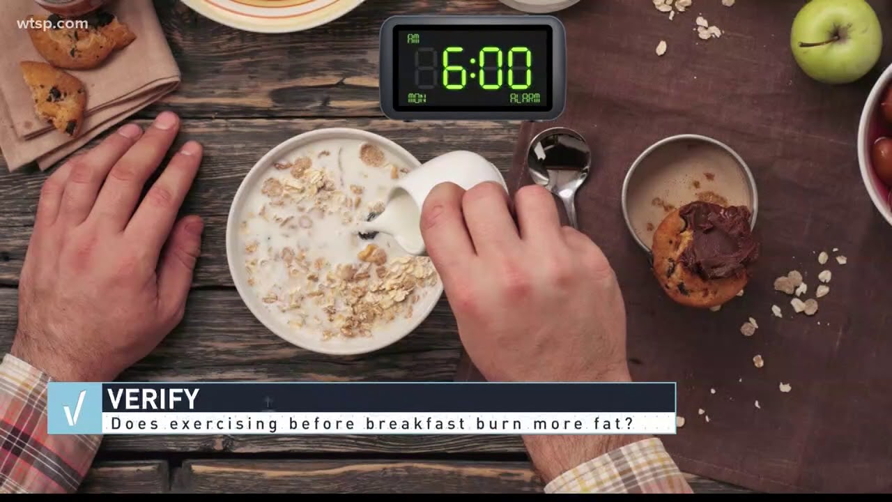 VERIFY: Do you burn more fat on an empty stomach?
