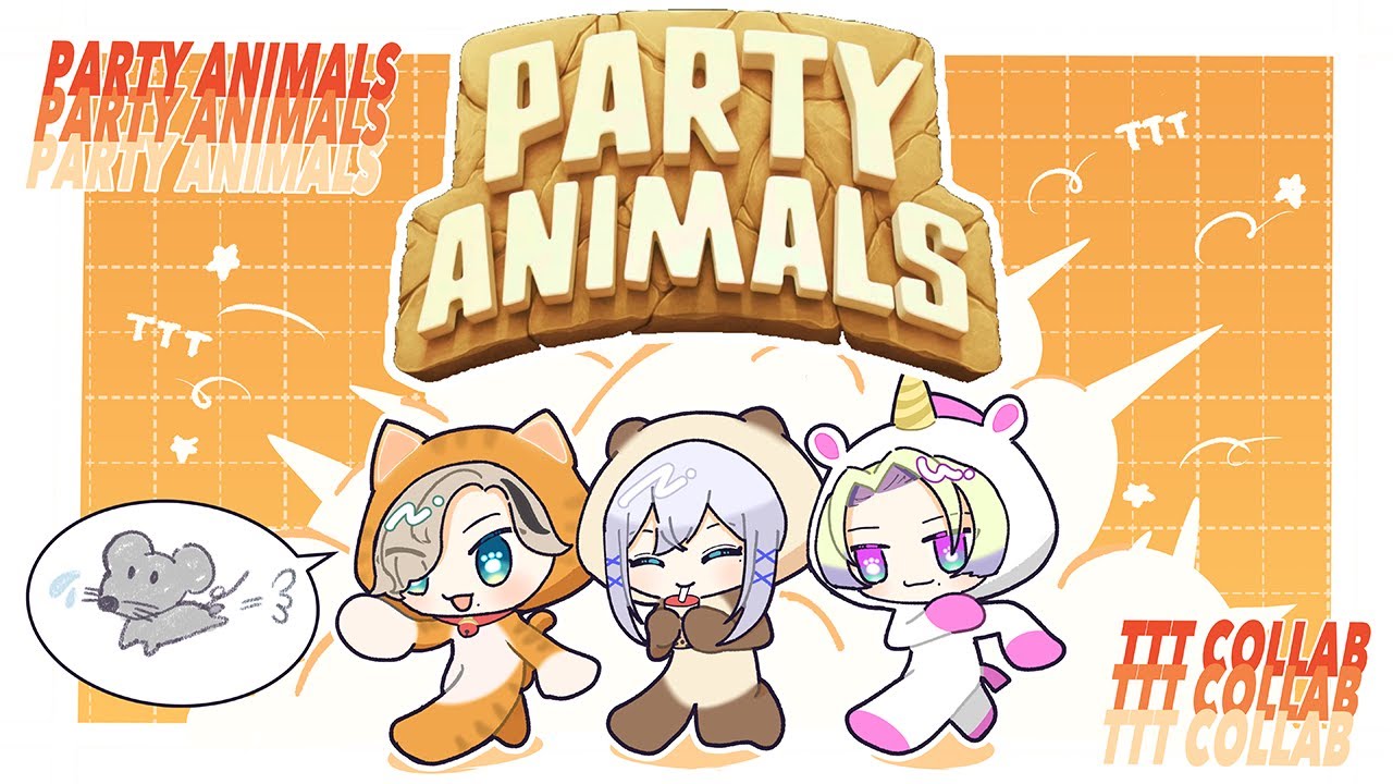 【PARTY ANIMALS】controller debuff tbh【NIJISANJI EN | Claude Clawmark】