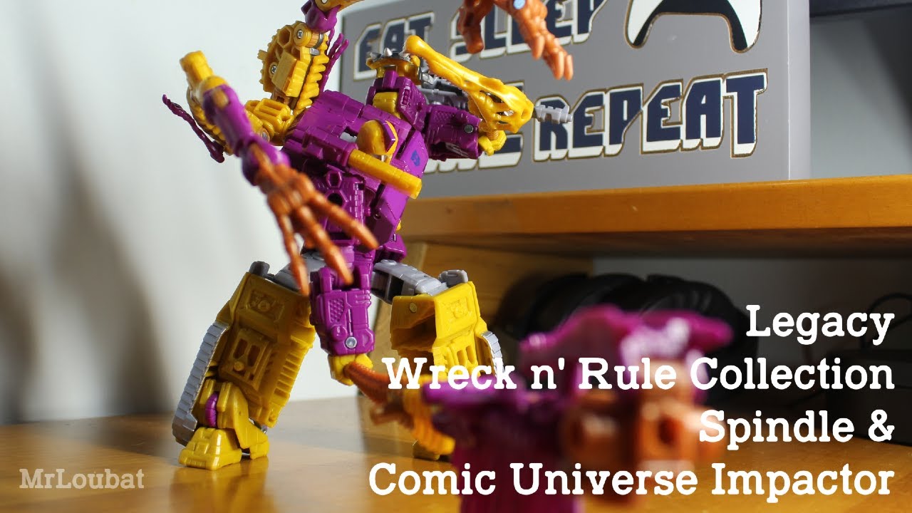 Transformers Legacy Wreck n' Rule Spindle & Comic Universe Impactor | MrLoubat Review No.11