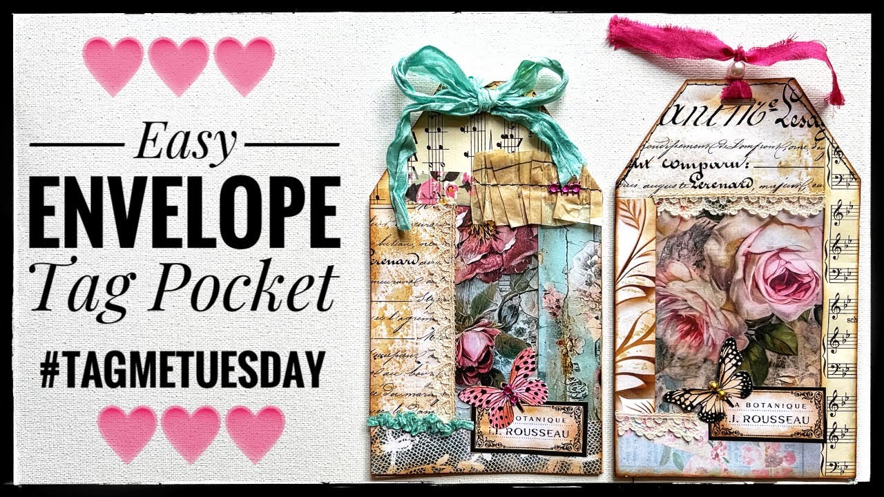 Easy - Envelope Tag Pocket #tagmetuesday