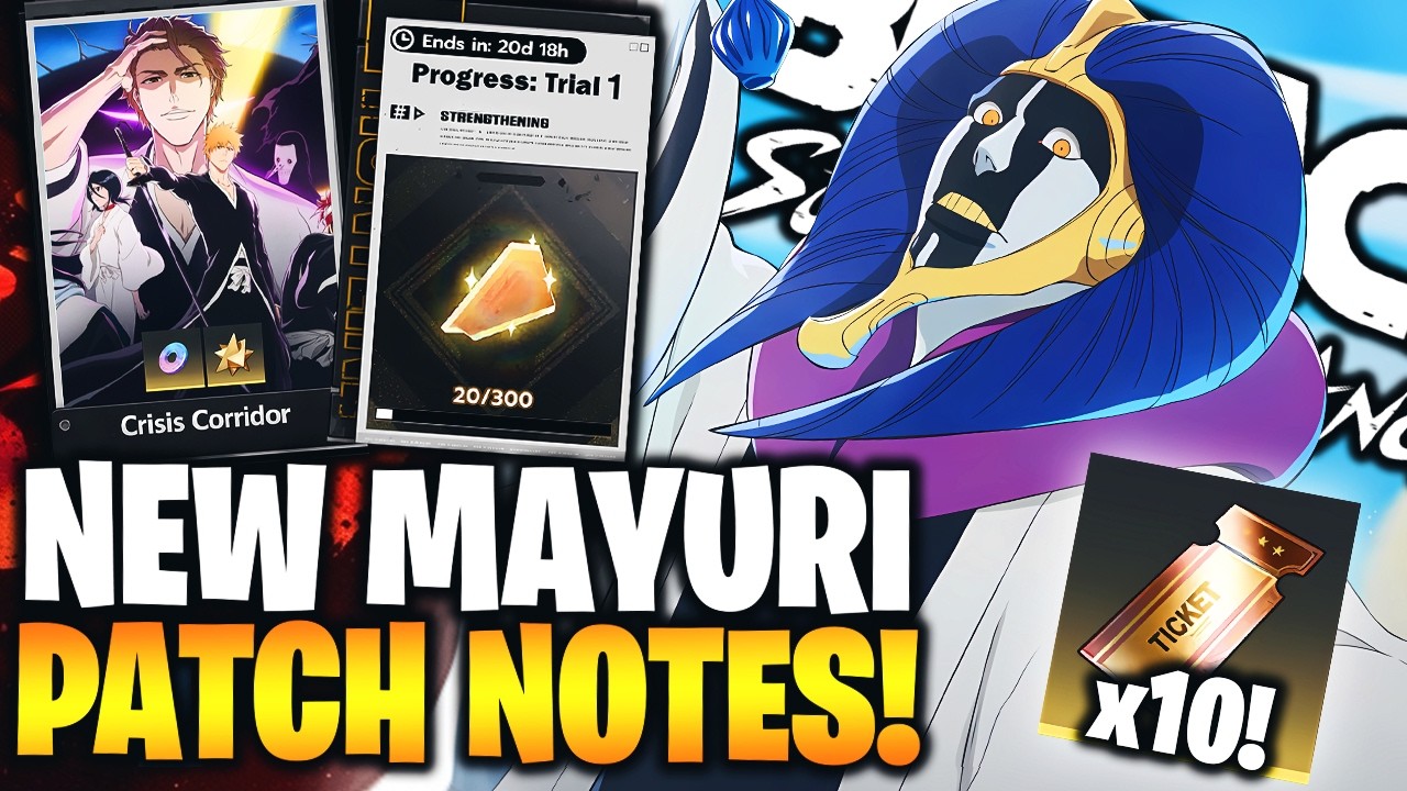 FREE SUMMONS, NEW GAMEMODE & MORE! SSR MAYURI PATCH NOTES! BLEACH: SOUL RESONANCE!