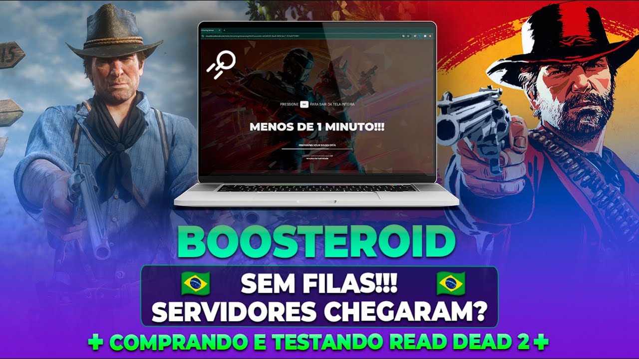 BOOSTEROID SEM FILAS! NOVOS SERVIDORES CHEGARAM? COMPRANDO E TESTAMOS RED DEAD REDEMPTION 2!