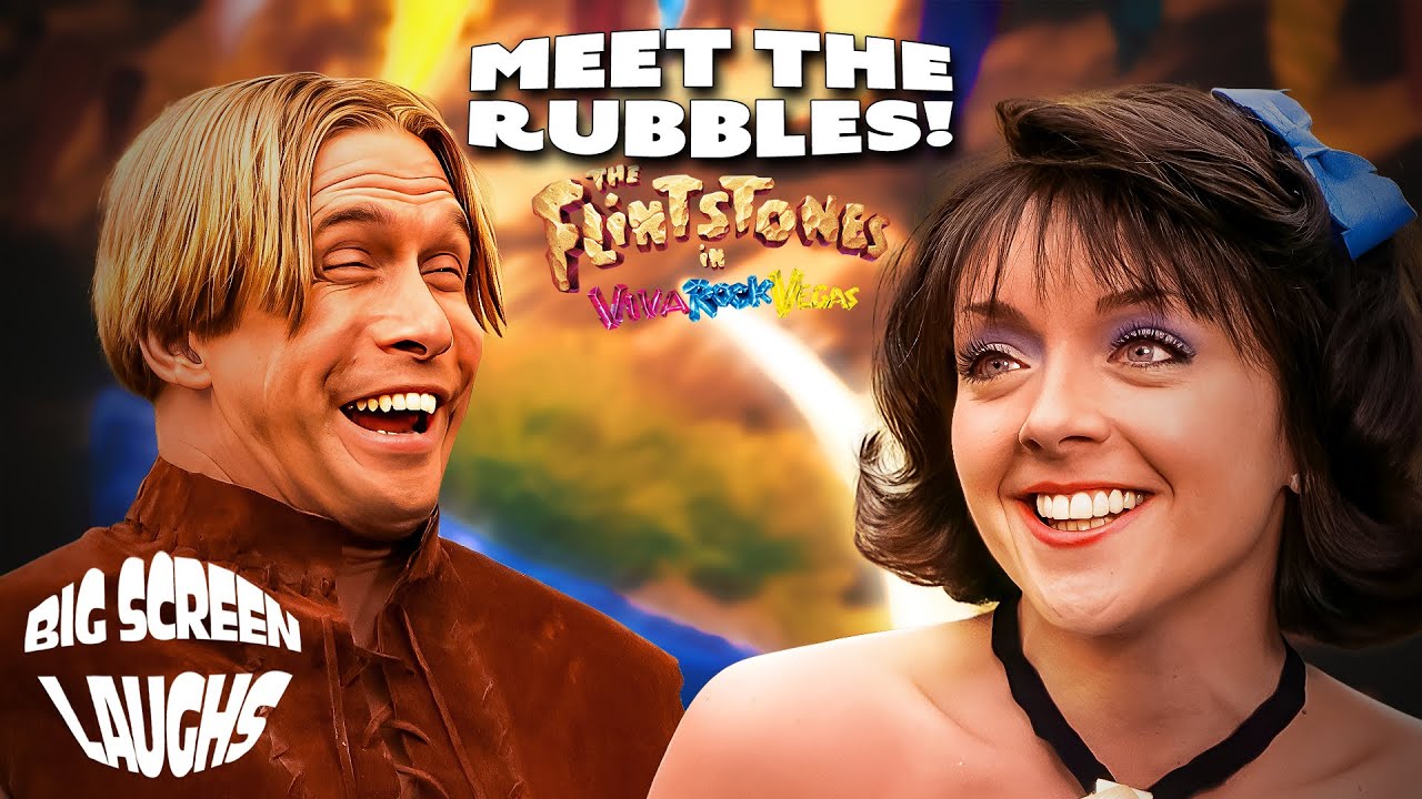Barney and Betty’s Funniest Moments | The Flintstones in Viva Rock Vegas | Big Screen Laughs