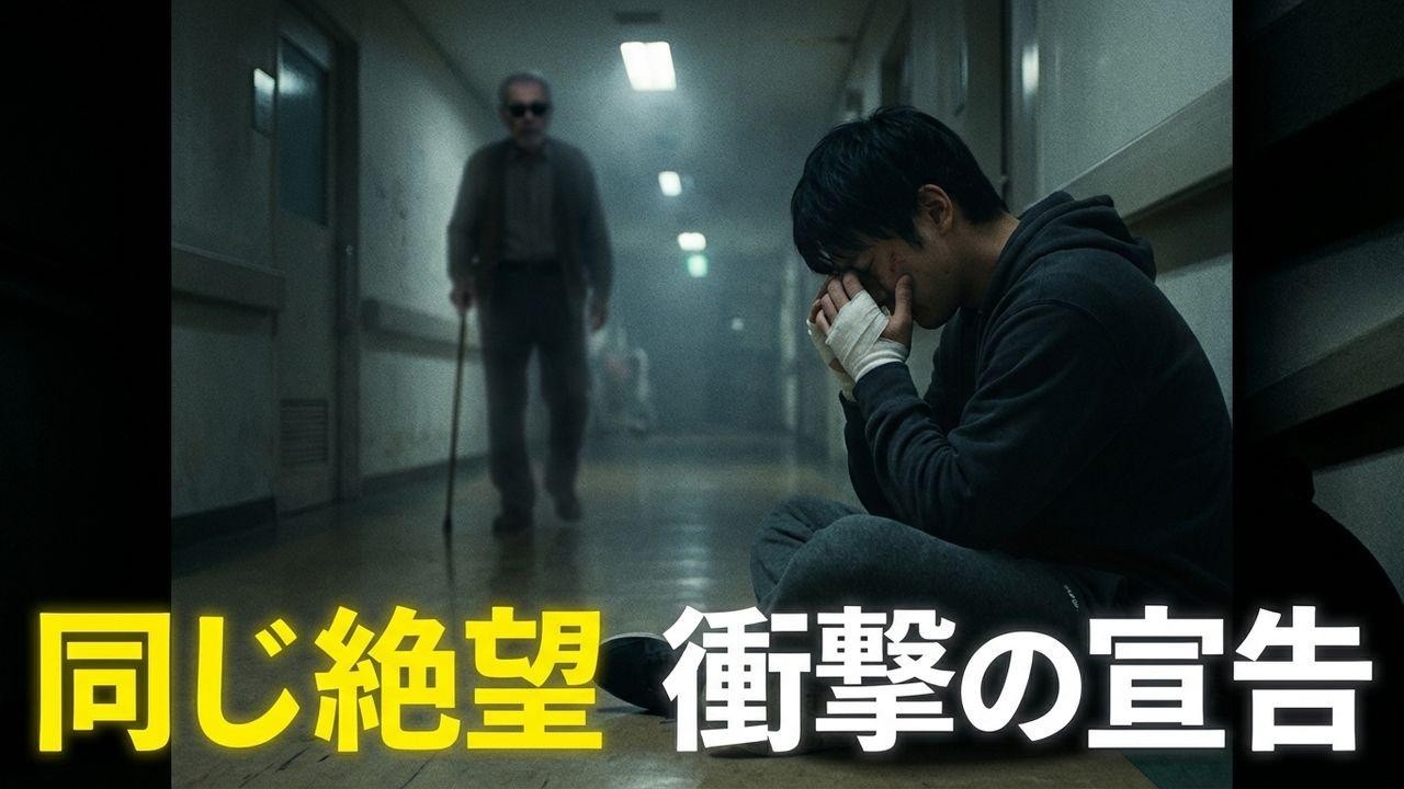 絶望の淵にいた盲目の元王者と不良少年。残酷な運命の再来と奇跡の物語