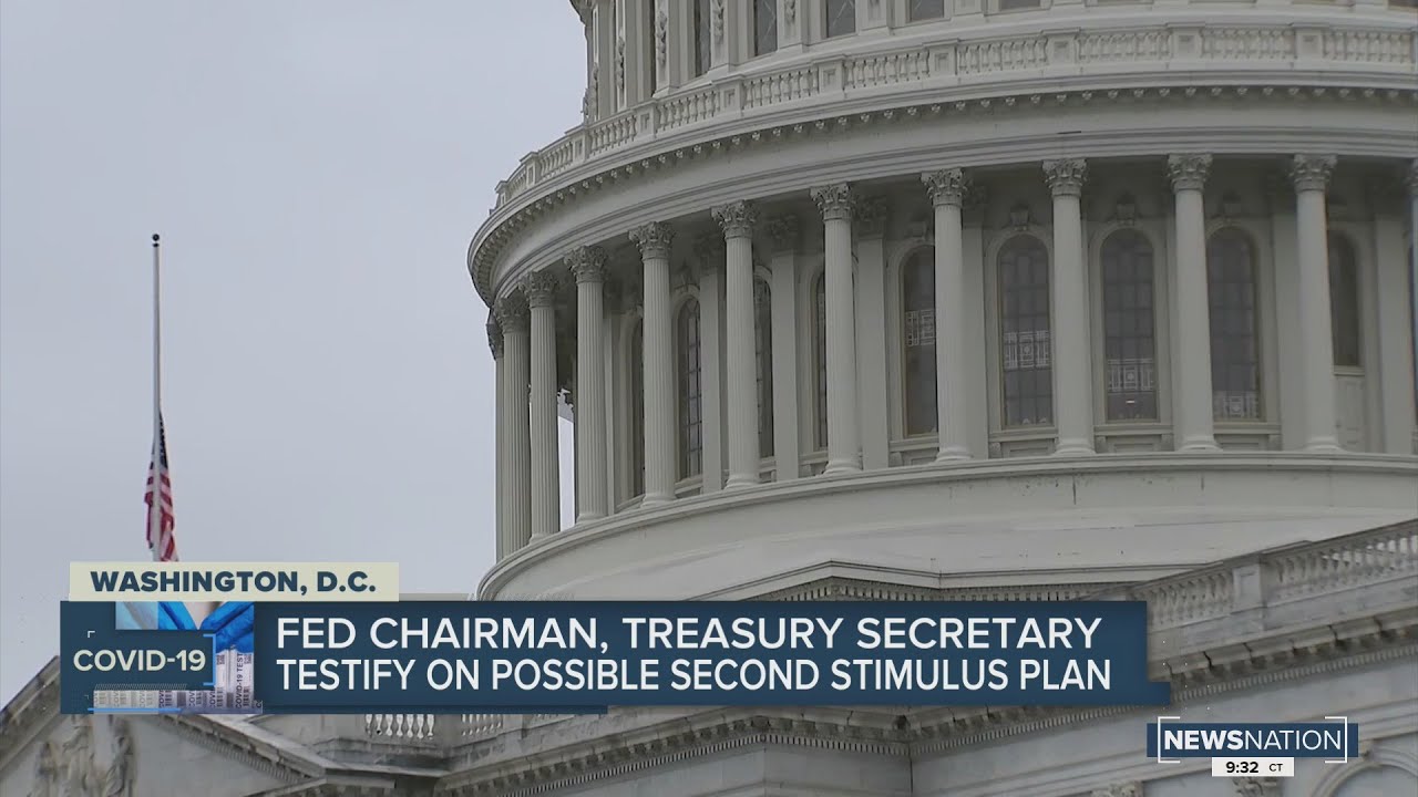 Fed chairman, Treasury Secretary testify on possible second stimulus plan