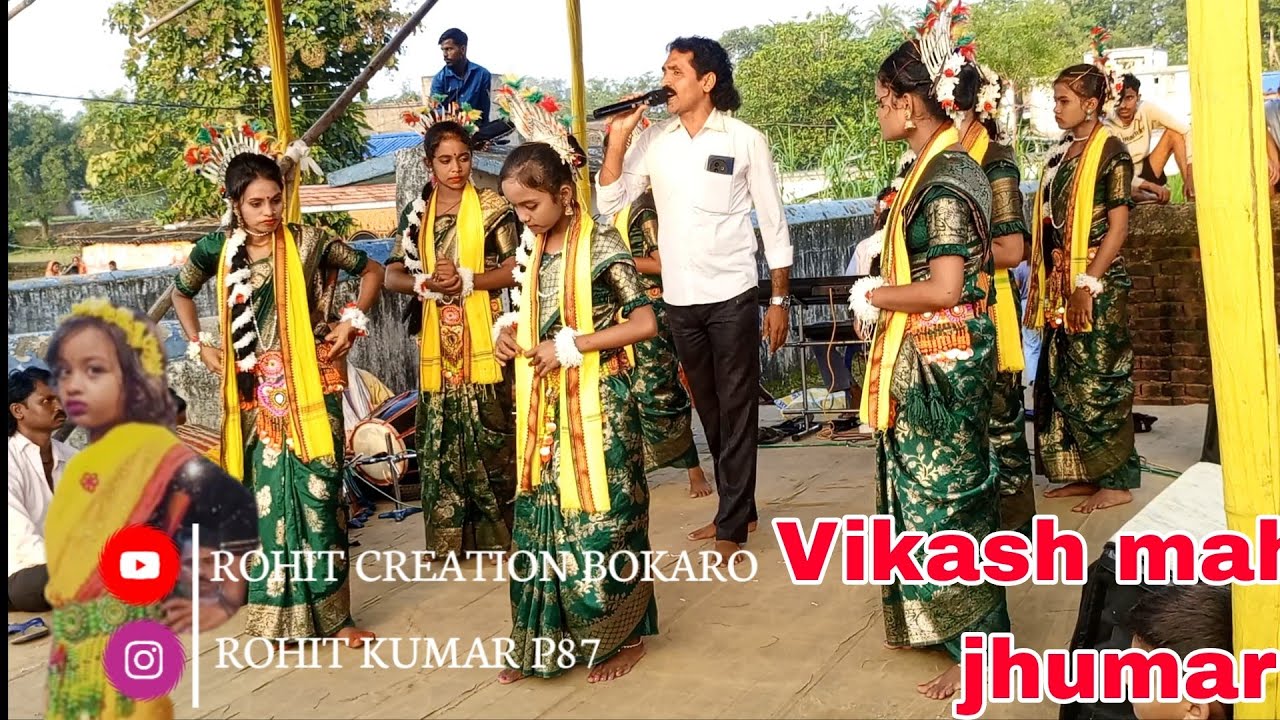 Full Mornir Mai  Jhumar Geet Vikash Mahato Jhumar Program Video 