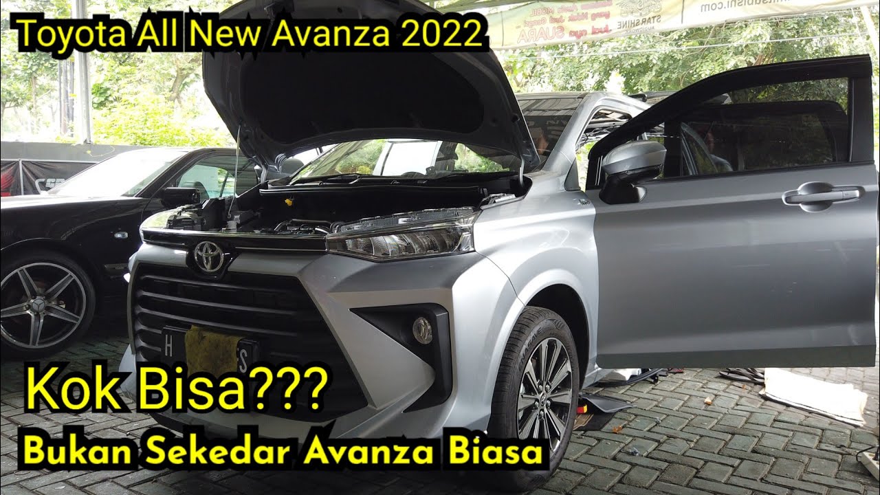 Toyota Avanza 2022. Full Peredam Full Audio Full Processor