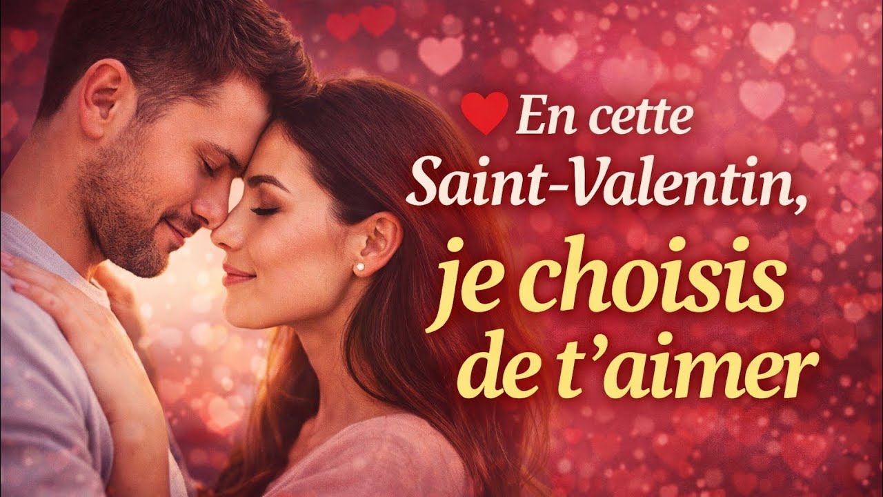 En cette Saint-Valentin je choisis de t'aimer mon amour 