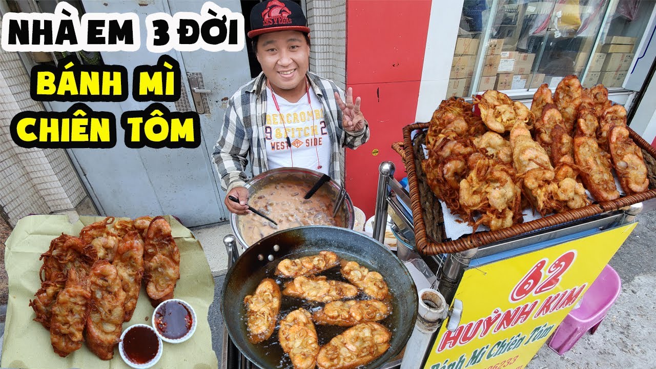 Nhà Em 3 Đời BÁNH MÌ CHIÊN TÔM 10K Nhờ Bột Gia Truyền Giữ Độ Giòn Bền Bỉ