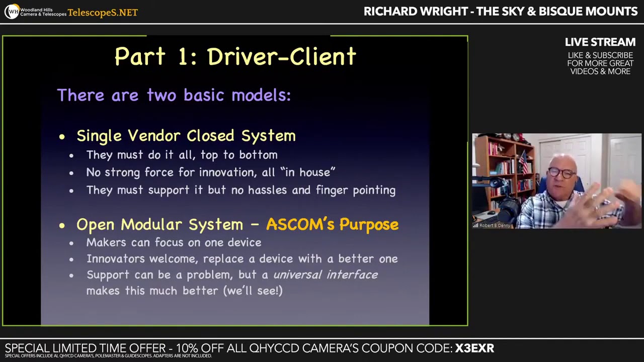 Introduction to ASCOM ALPACA with Bob Denny