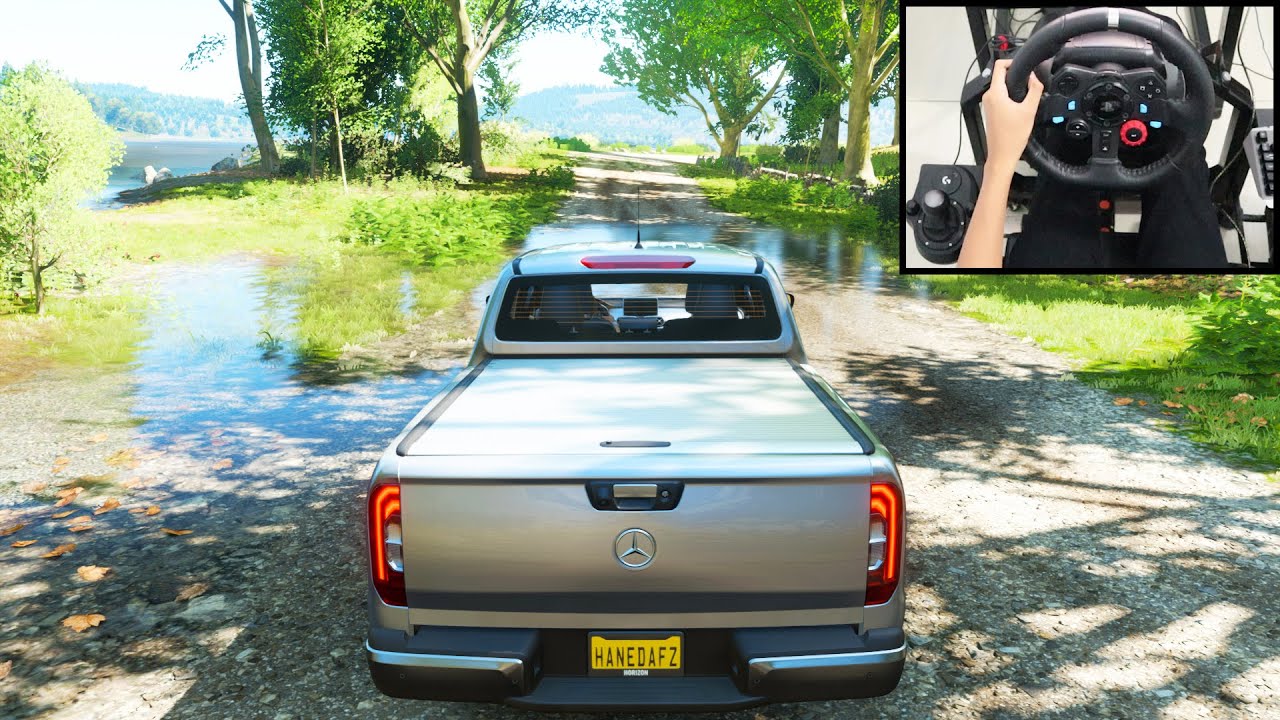 Mercedes X-Class - Forza Horizon 4 - Logitech g29 gameplay