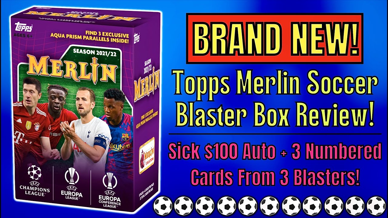 *Topps Merlin Soccer Blaster Box Review! ⚽️ OVER $150+ IN PULLS! 🔥