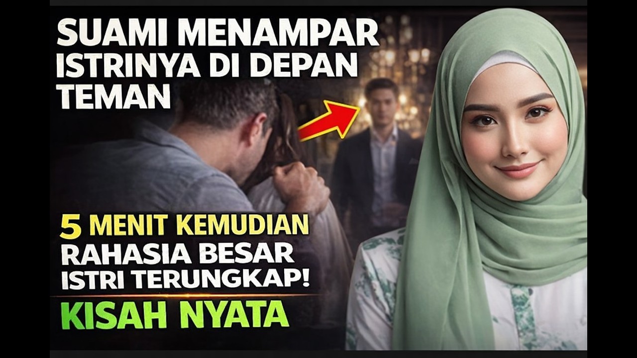 SUAMI MENAMPAR ISTRINYA DI DEPAN TAMU… 5 MENIT KEMUDIAN BOS BESAR DATANG & HIDUPNYA HANCUR!