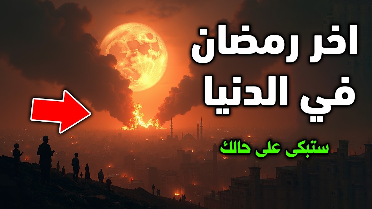 هل سيكون هذا اخر رمضان في الدنيا ؟ هل اقتربت النهاية ؟ لحظات مرعبة جدا .. ستبكي على حالك