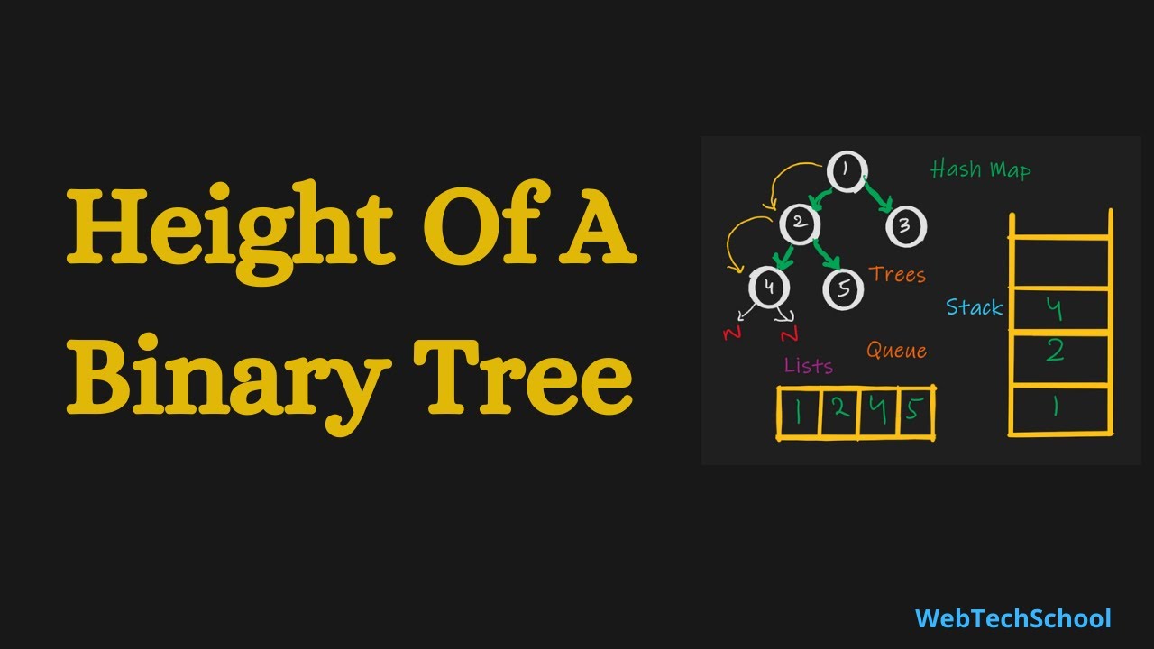 Height Or Depth Of Binary Tree | Data Structure & Algorithms