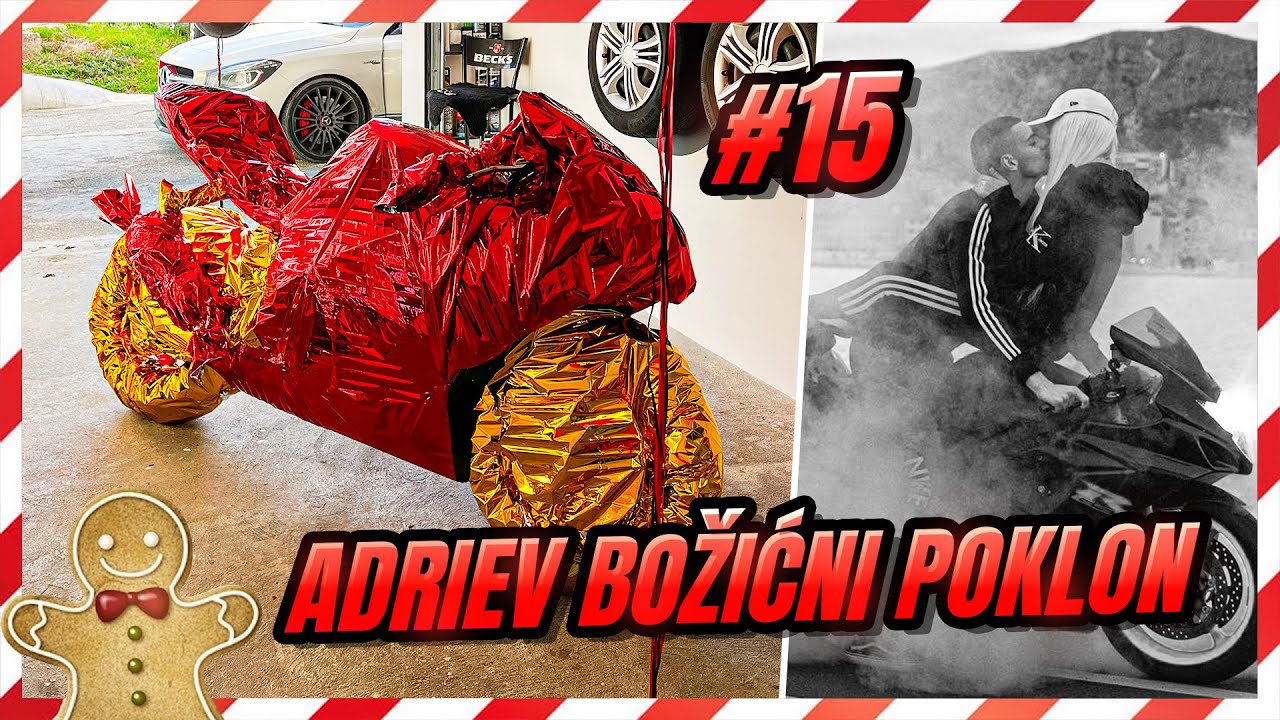 KUPILA SAM ADRIU MOTOR ZA BOŽIĆ!! ZADNJI #vlogmas 15