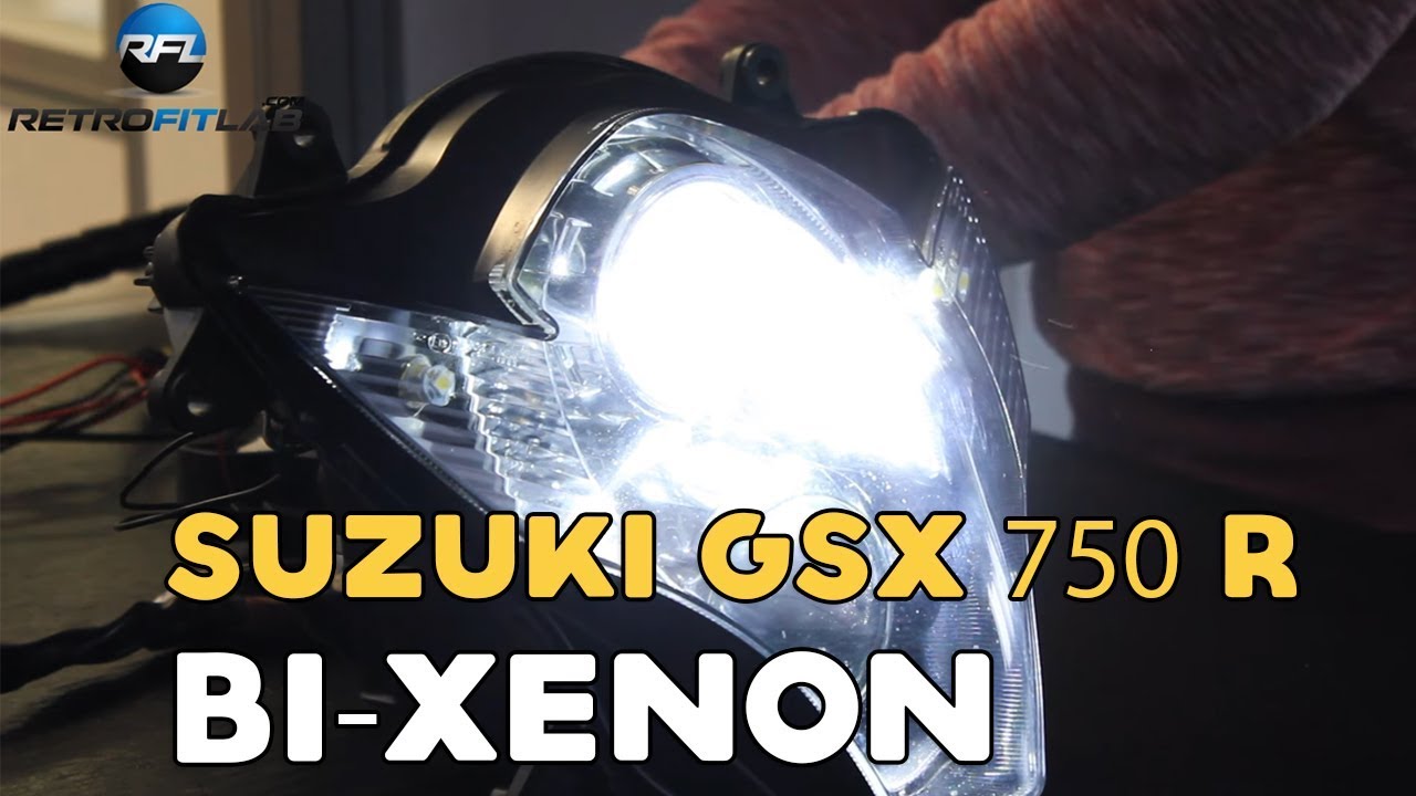 Suzuki GSX-R 750 (06-07) GSX-R 600 (06-07) bi- xenon projector retrofit instruction video