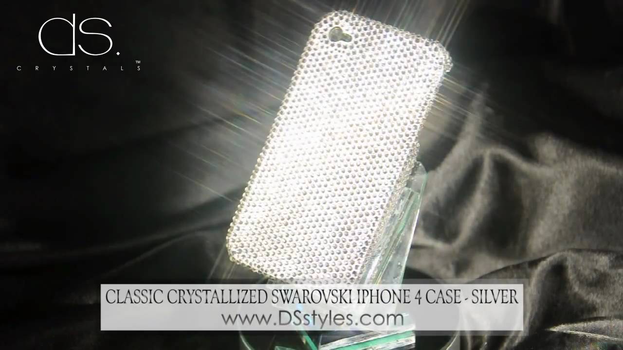 Classic Crystallized Swarovski iPhone 4 Case - Silver  from dsstyles.com