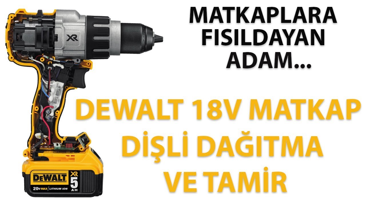 Dewalt DCD985 Dişli Dağıtma ve Tamir.  Hunharca Parçalandı.... Sevgiyle Toplandı :)))