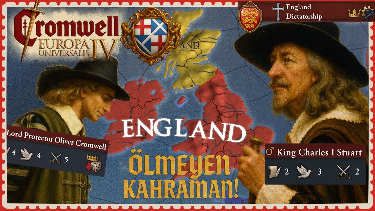 CROMWELL’İN DEVRİMİ! | EU4 İngiliz İç Savaşı Kral'a Karşı Parlamento!