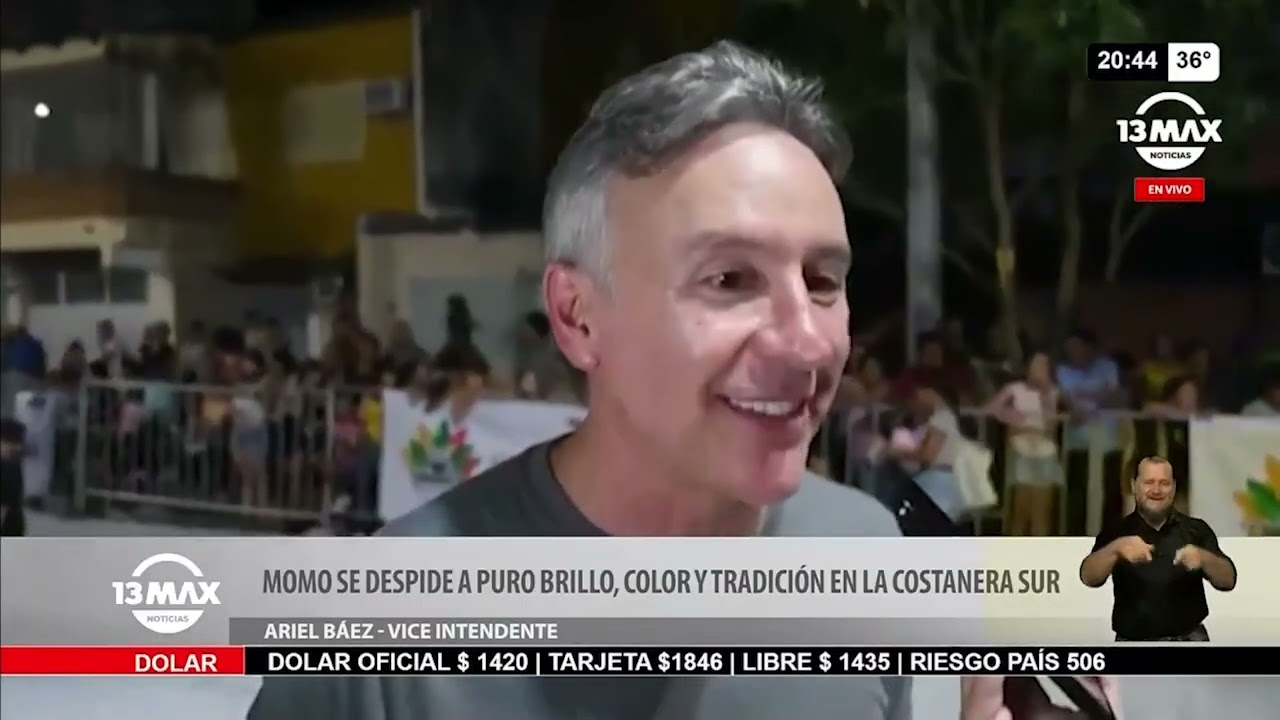 Momo se despide a puro brillo, color y tradición en la Costanera Sur