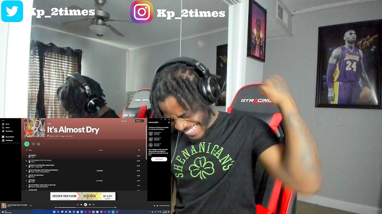 THIS ALBUM GOING DOWN IN HISTORY! Pusha T - It's Almost Dry REACTION