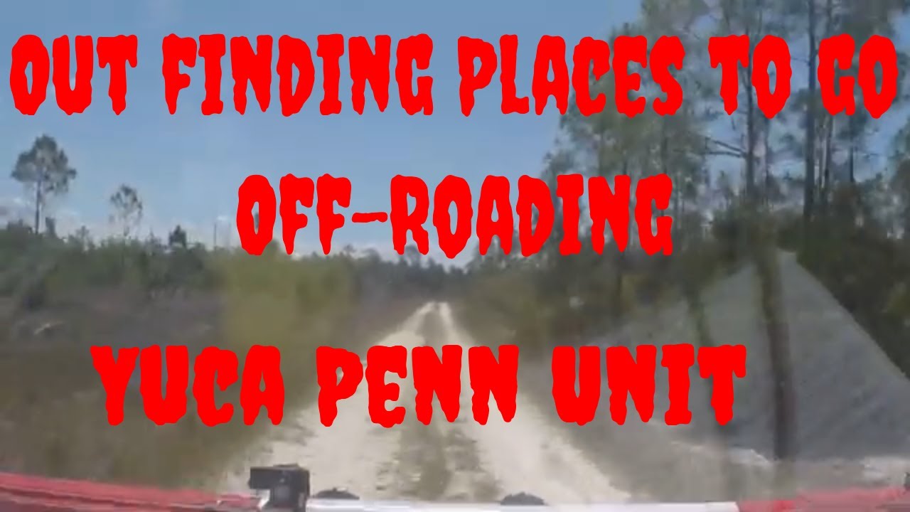 Offroad through the Yucca Pens Unit in Charlotte and Lee County Florida. 