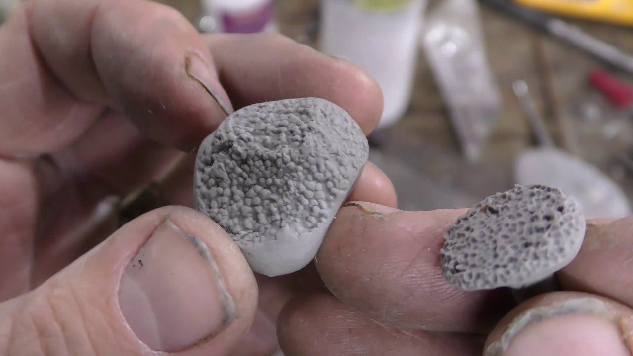 Making Texture stamps using Sculpey