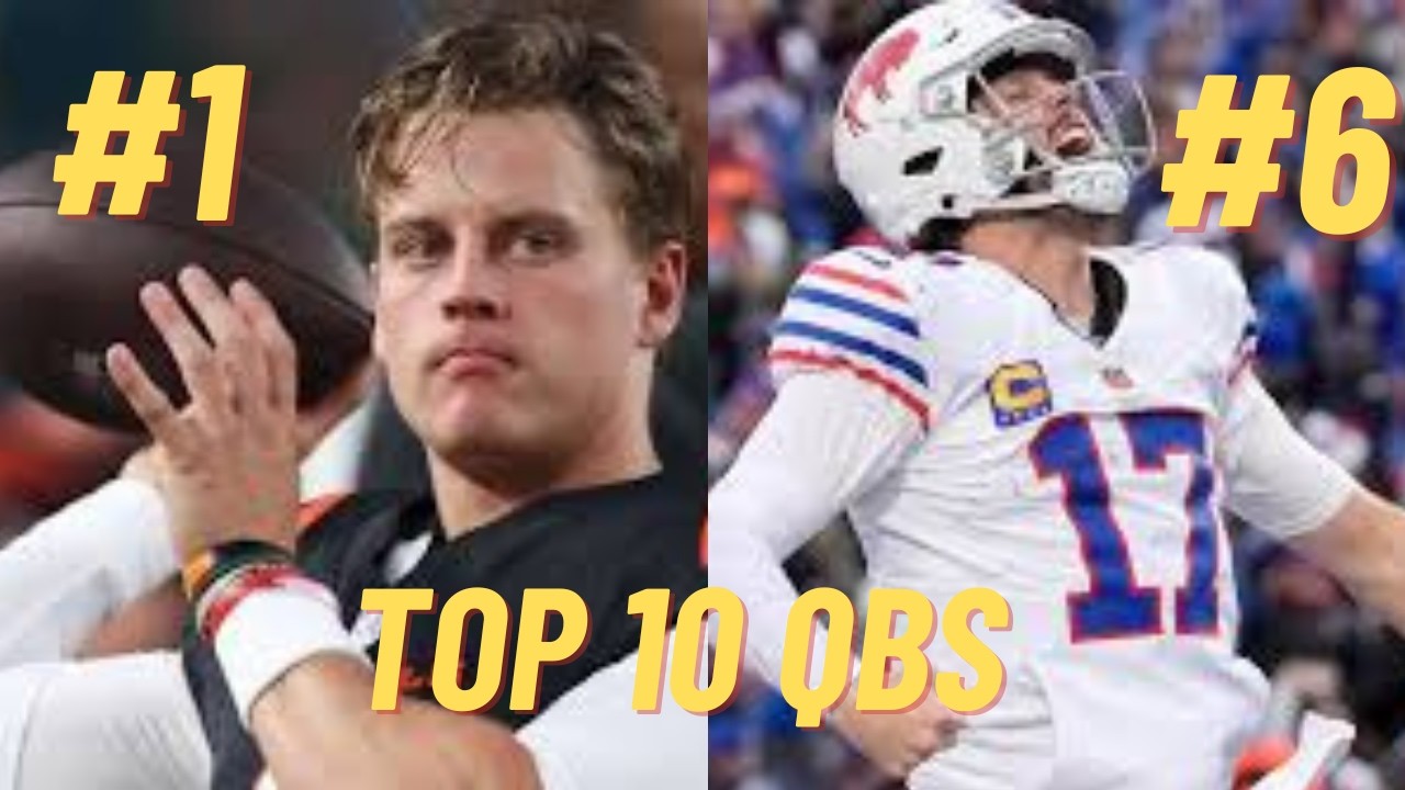 We rank the top 10 QBs! CrashOut cast Ep 13