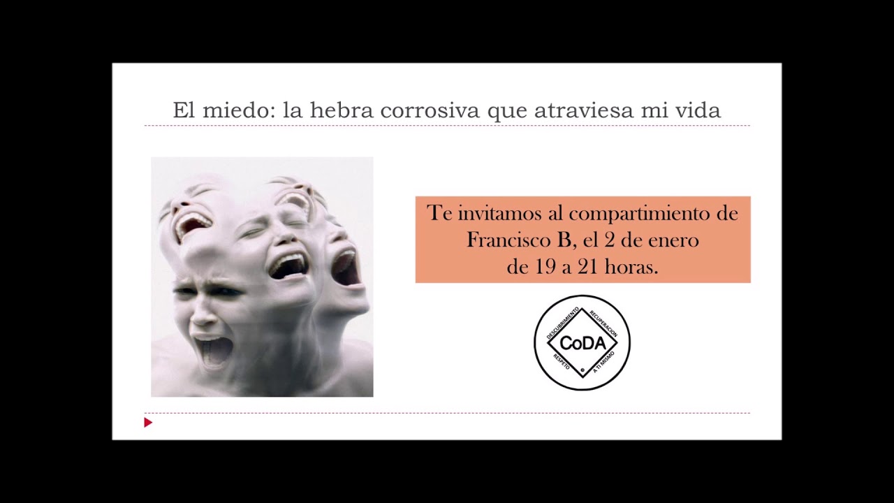 Francisco B - El miedo: la hebra corrosiva que atraviesa mi vida