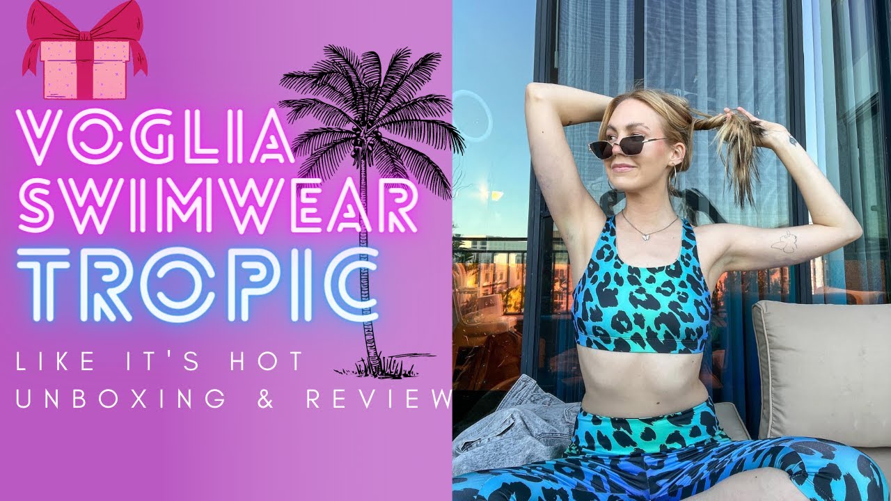 TROPIC LIKE IT'S HOT 🌴 #unboxing & #clothingtryon of VOGLIA SWIMWEAR's new Summer Line :)