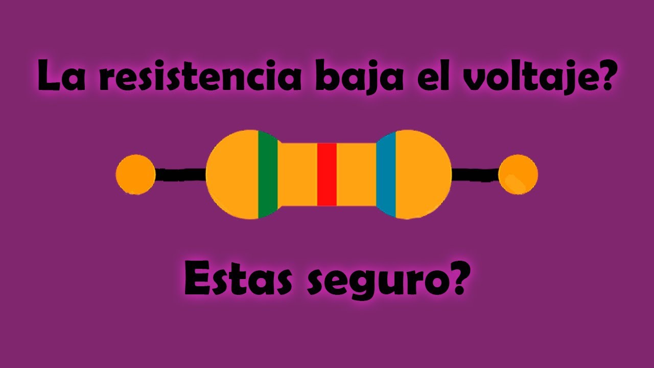Resistencias y caída de voltaje. Aclarando  dudas.