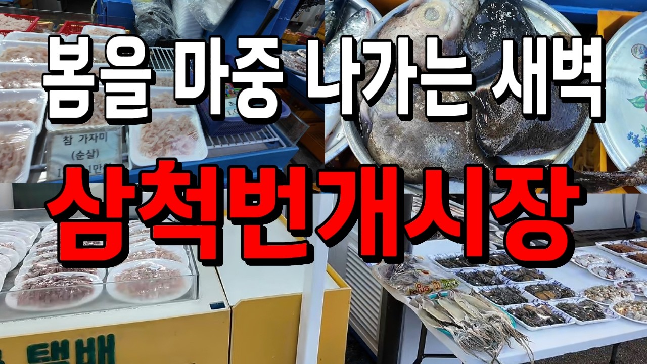 겨울을 보내고 봄을 마중 나가는 길, 삼척 번개시장의 기록