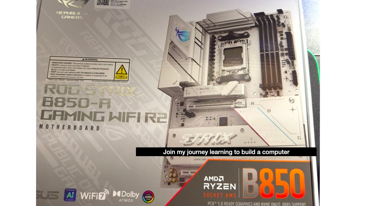 Сборка ПК в 2026 году ￼Серия кастомных сборок ASUS ROG STRIX B850-A ￼
