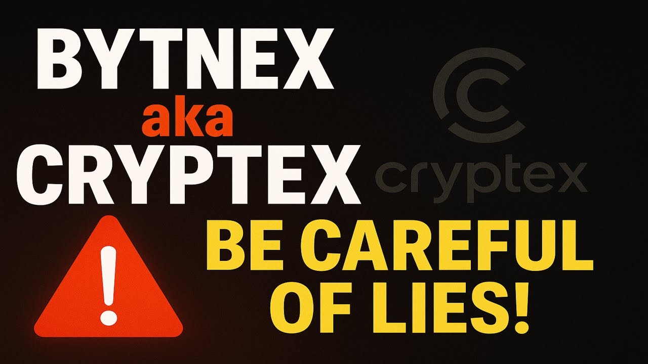 🔥 The Truth About Bytnex (Cryptex) | Stop Believing the Lies!